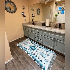 Handmade Crocheted Rug or Runner